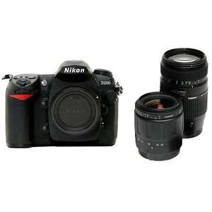  Nikon D200 10.2MP Digital SLR Camera + Tamron 28 80mm AF 