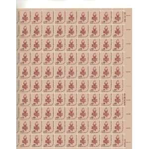 Torch, Statue of Liberty Full Sheet of 100 X 12 Cent Us Postage Stamps 