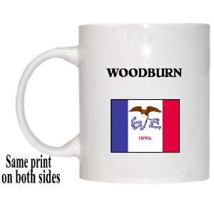  US State Flag   WOODBURN, Iowa (IA) Mug 