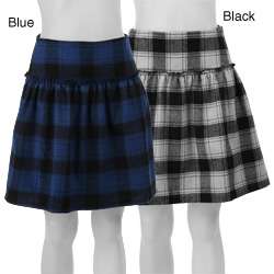 Necessary Objects Juniors Plaid Skirt  