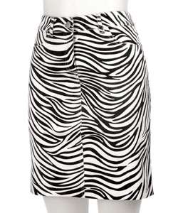 IL Gilet Zebra Print Skirt  