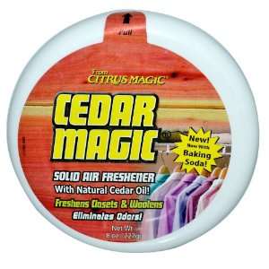  Citrus Magic Solid Air Freshener Cedar Magic   8 Oz 