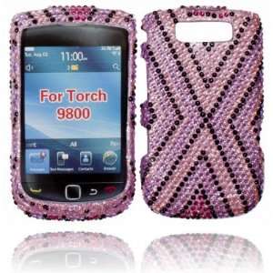  FULL DIAMOND DESIGN PINK WITH BLACK AND PURPLE FOR 