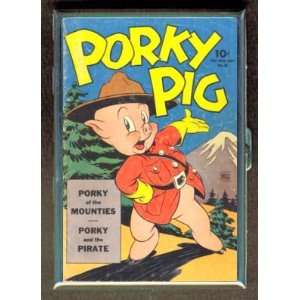  PORKY PIG COMIC BOOK 1940s ID CIGARETTE CASE WALLET 