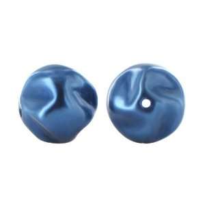    Pearlized Glass Baroque 12mm   Navy Blue Arts, Crafts & Sewing