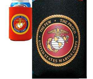 USMC US Marine Corps BEER Can Bottle KOOZIE Coozie Wrap  