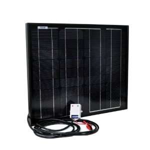   Solar Panel With a 12V solar charge controller Patio, Lawn & Garden