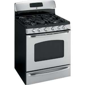 GE JGBP89 30 Gas Range with 5 Sealed Burners, Non Stick 