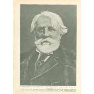    1907 Print French Author Guy De Mauspassant 