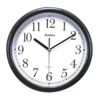 Advance Clock Co. 10 Wall Clock [Black] 083275081028  