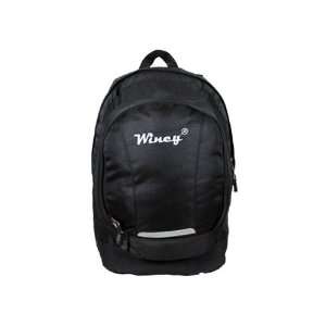 New large black shloulder students backpack for school travel bag 