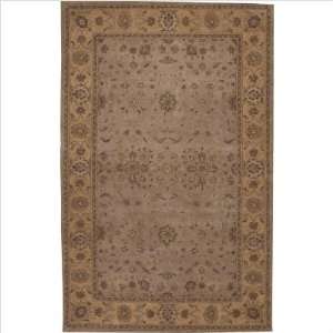  Nourison HE02 GRE Heritage Hall Gold and Gray Tabriz 
