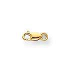14K Solid Yellow Gold Small LOBSTER CLASP with Jump Ring 7.9 X 2.6mm