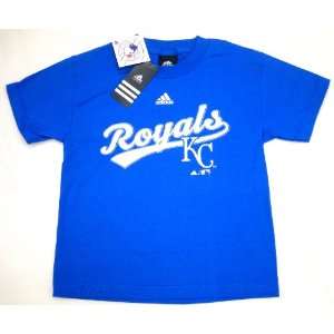 com MLB Adidas Kansas City Royals Youth Medium Size 10 12 T shirt New 