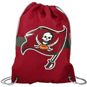 Tampa Bay Buccaneers Red Team Logo Drawstring Backpack  