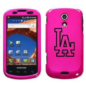 SAMSUNG GALAXY S EPIC 4G D700 BLACK LA DODGERS OUTLINE ON A PINK HARD 