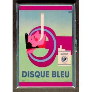  KL 1950 FRENCH CIGARETTE POSTER DISQUE BLEU ID CASE WALLET 