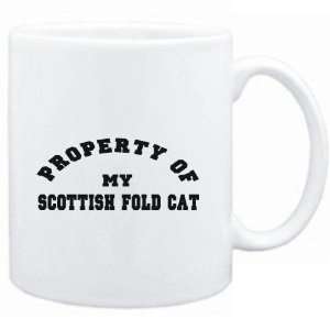 Mug White  PROPERTY OF MY Scottish Fold  Cats  Sports 