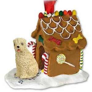  Soft Coated Wheaten Gingerbread House Christmas Ornament 