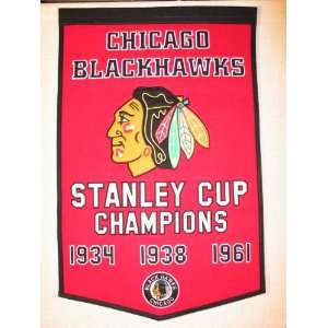    Chicago Blackhawks   NHL Stanley Cup Banner