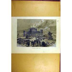  1877 Fire Inverary Castle Scotland Building Scottish