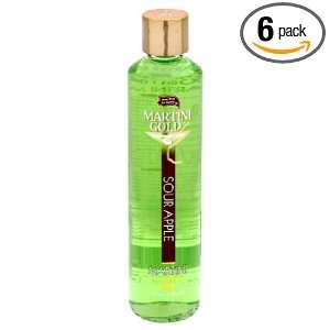 Master of Mixes Martini Gold Sour Apple, 12.68 Ounce Bottles (Pack of 