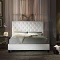 Carrie Natural Fabric Queen size Headboard  