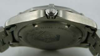 Tag Heuer 2000 Classic Silver Dial Mens Full Size Quartz Steel WK1112 