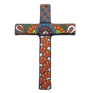  Raised Talavera Cross