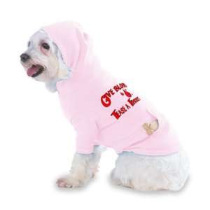  Blood Tease a Ferret Hooded (Hoody) T Shirt with pocket for your Dog 