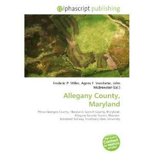  Allegany County, Maryland (9786132903181) Books