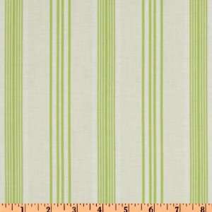   Darla Ticking Stripe Green Fabric By The Yard Arts, Crafts & Sewing