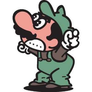  Luigi from Mario Bros sticker vinyl decal 5 x 3.6 