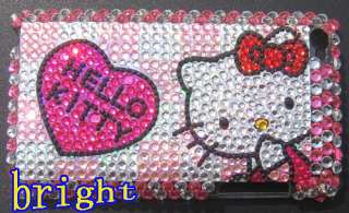 Hello kitty Bling Case Cover For iPod Touch 4G 4th #S  