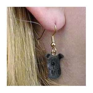  Kerry Blue Terrier Earrings Hanging 