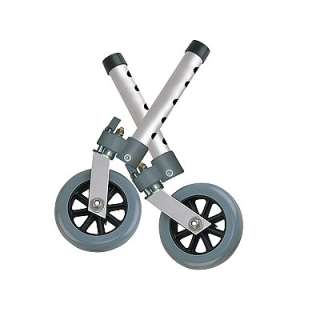 drive 10115 swivel lock 5 walker wheels w rear glides swivel wheel 