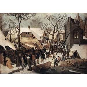   name Adoration of the Magi in the Snow, By Bruegel Pieter il Giovane