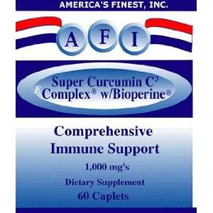 AFI Super Curcumin C3 Complex with Bioperine 1000mg Turmeric Root 