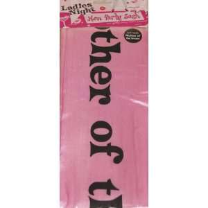  Hen Party Sash Wide Pink Mother of Groom Toys & Games