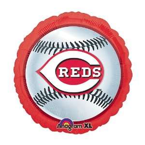  6 Licensed MLB Cincinnati Reds 18  Foil Balloons Great 