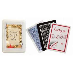 Wedding Favors Shell Design Personalized Playing Card Favors   with 