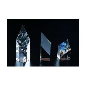      Straight Diamond optical crystal award/trophy.
