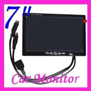   Digital 7 TFT LCD Headrest Color Car Rearview Monitor VCR DVD A309