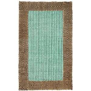   Diamond Turquoise Chocolate 300 7463 8 X 10 Area Rug