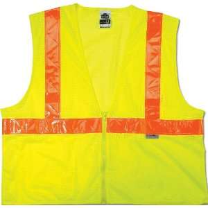  GLoWEAR 8225ZHGX Class 2X Back Vest, Lime, 4X Large/5X 