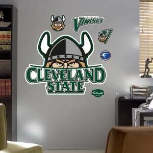  Cleveland State Vikings Logo Fathead NIB 