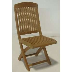  Bristol Solid Teak Folding Side Chair by Bradford 