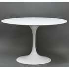 Interior Trade Eero Saarinen Tulip End Table 23.5 White Fiberglass 