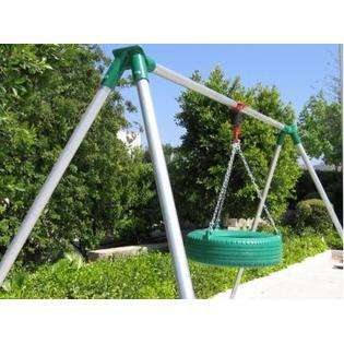   6T2 Commercial Heavy 6 ft. High   Tire Swing   2 Bay 