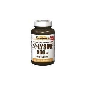  (2 PACK) L   Lysine Hcl 500 Mg Dietary Supplement Tablets 